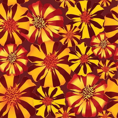 Abstract floral seamless pattern. Summer Flower background. vector