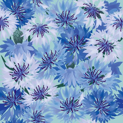 Abstract floral seamless pattern. Summer Flower background. vector