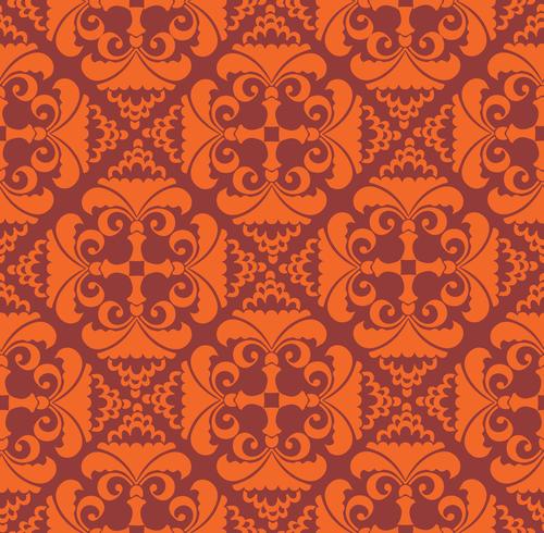 Patrón geométrico floral. Adorno retro oriental oriental. vector