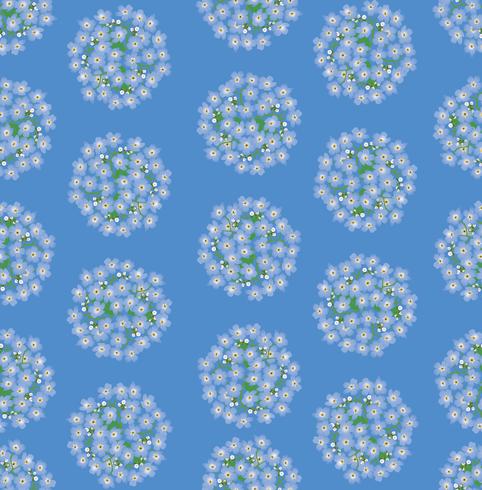 Abstract floral seamless pattern. Flower spring background. vector