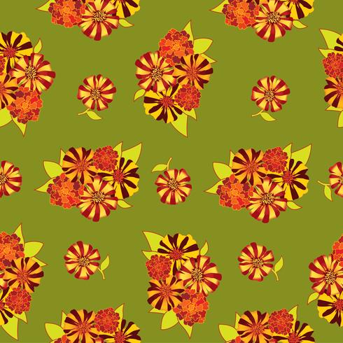 Floral seamless pattern. Flower background. vector