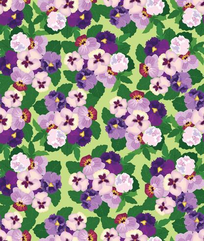 Floral seamless pattern. Flower background. Bloom garden texture vector