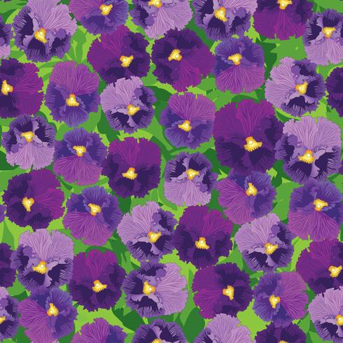 Floral seamless pattern. Flower background. Bloom garden texture vector