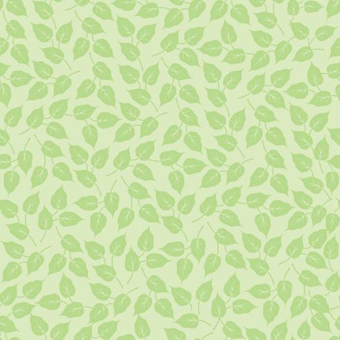 Leaves seamless pattern. Beautiful floral leaf background. vector