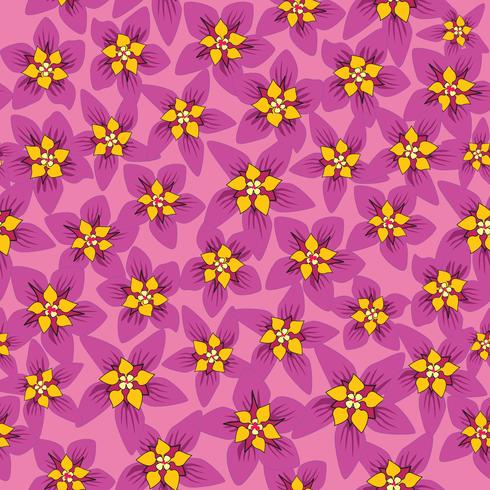 Patrón floral sin fisuras Fondo de la flor. textura de jardín vector