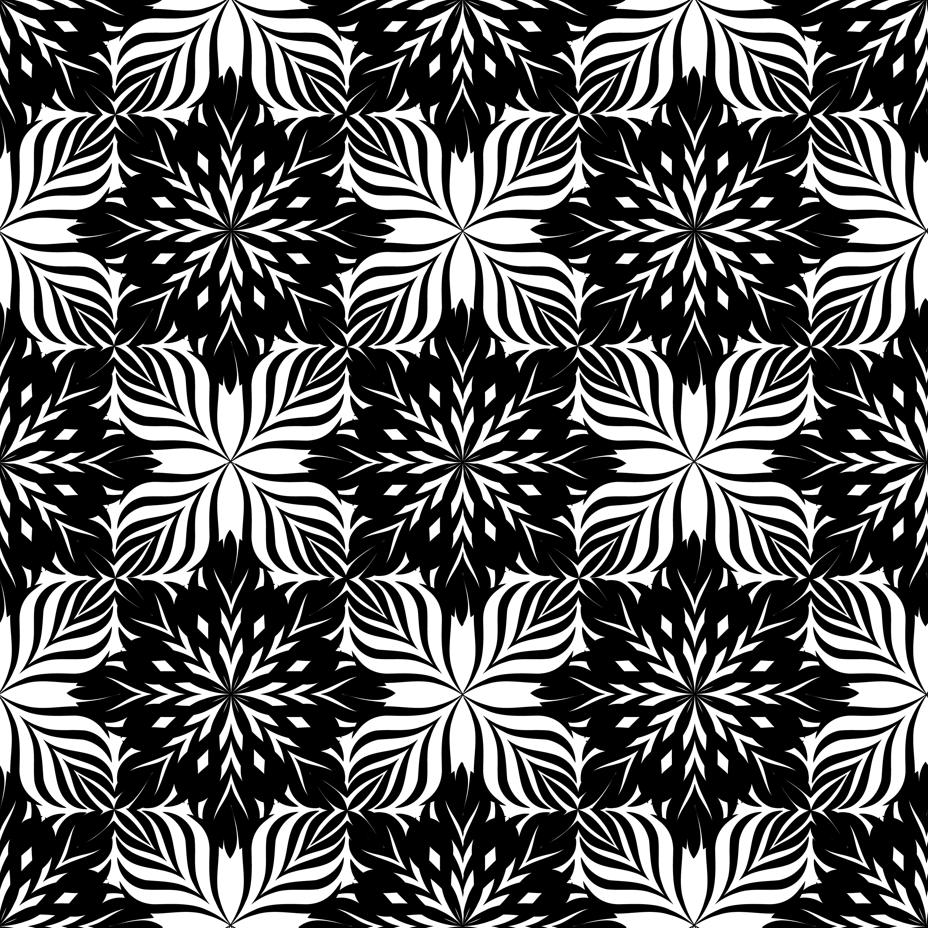 Abstract seamless pattern Floral oriental geometric line ornament ...