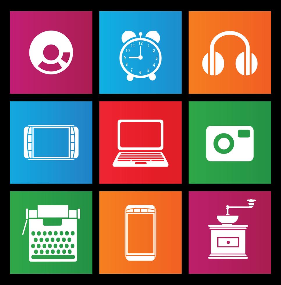 Icons 511840 Vector Art at Vecteezy