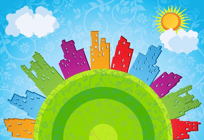 summer theme vector