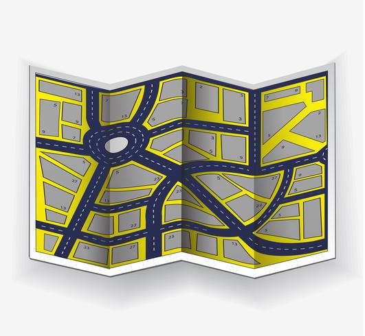 Abstract city vector