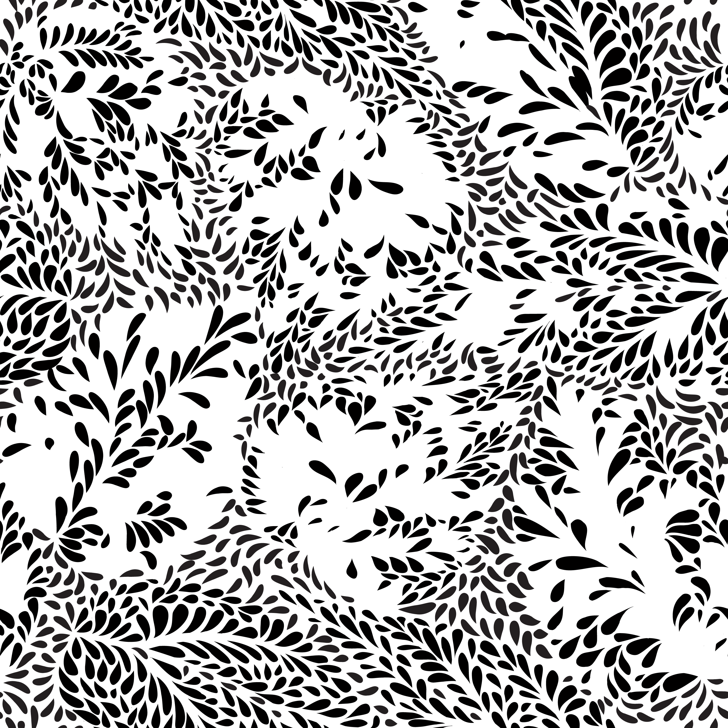 Download Abstract floral pattern Leaves seamless texture. Plant ...