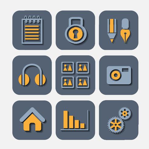 Icons vector