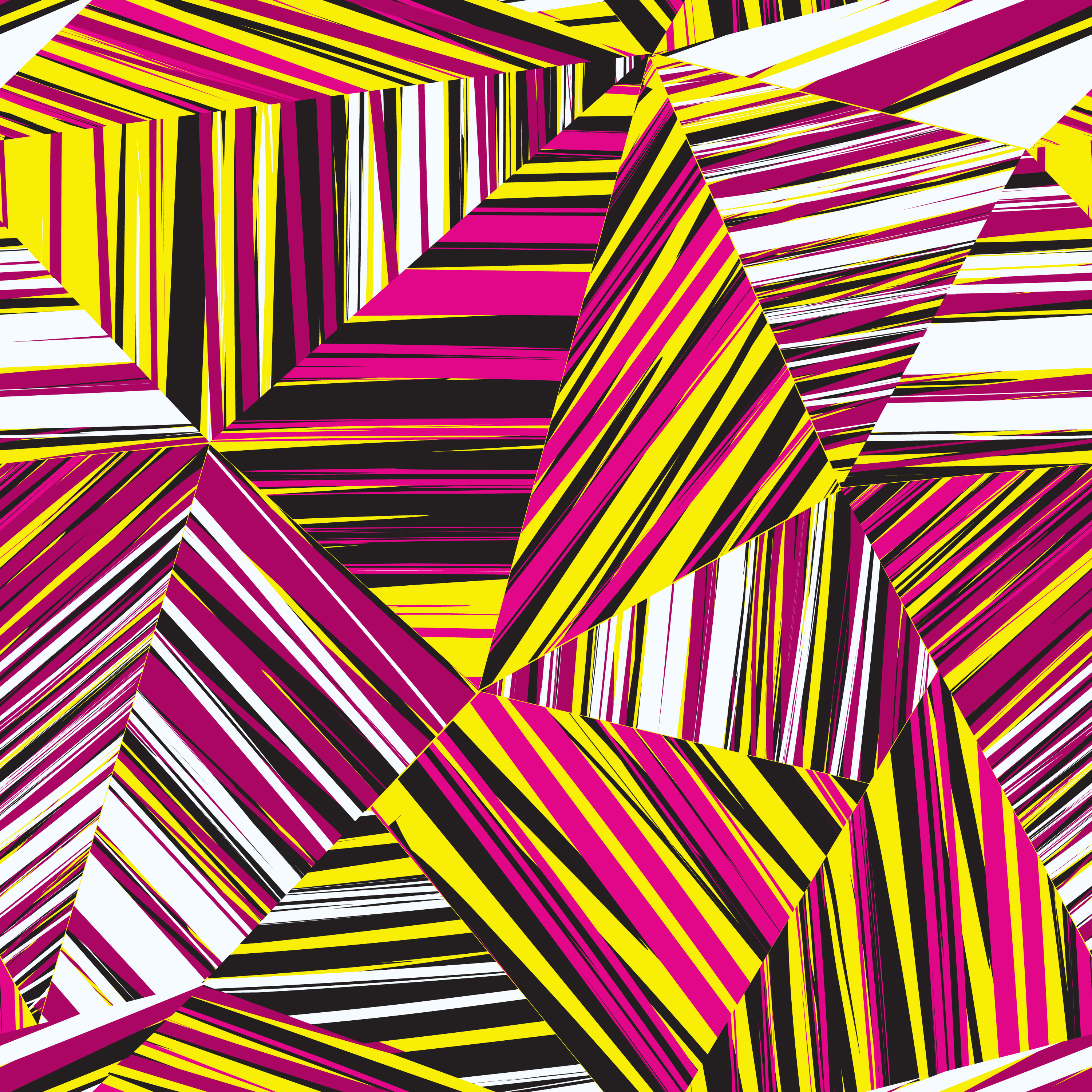 Abstract geometric seamless pattern Chaotic stripe line ...