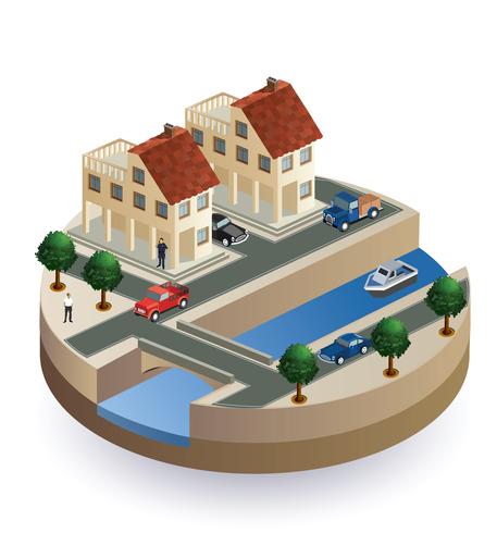 Isometric view vector