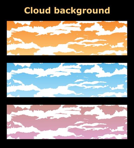 Backgrounds clouds vector