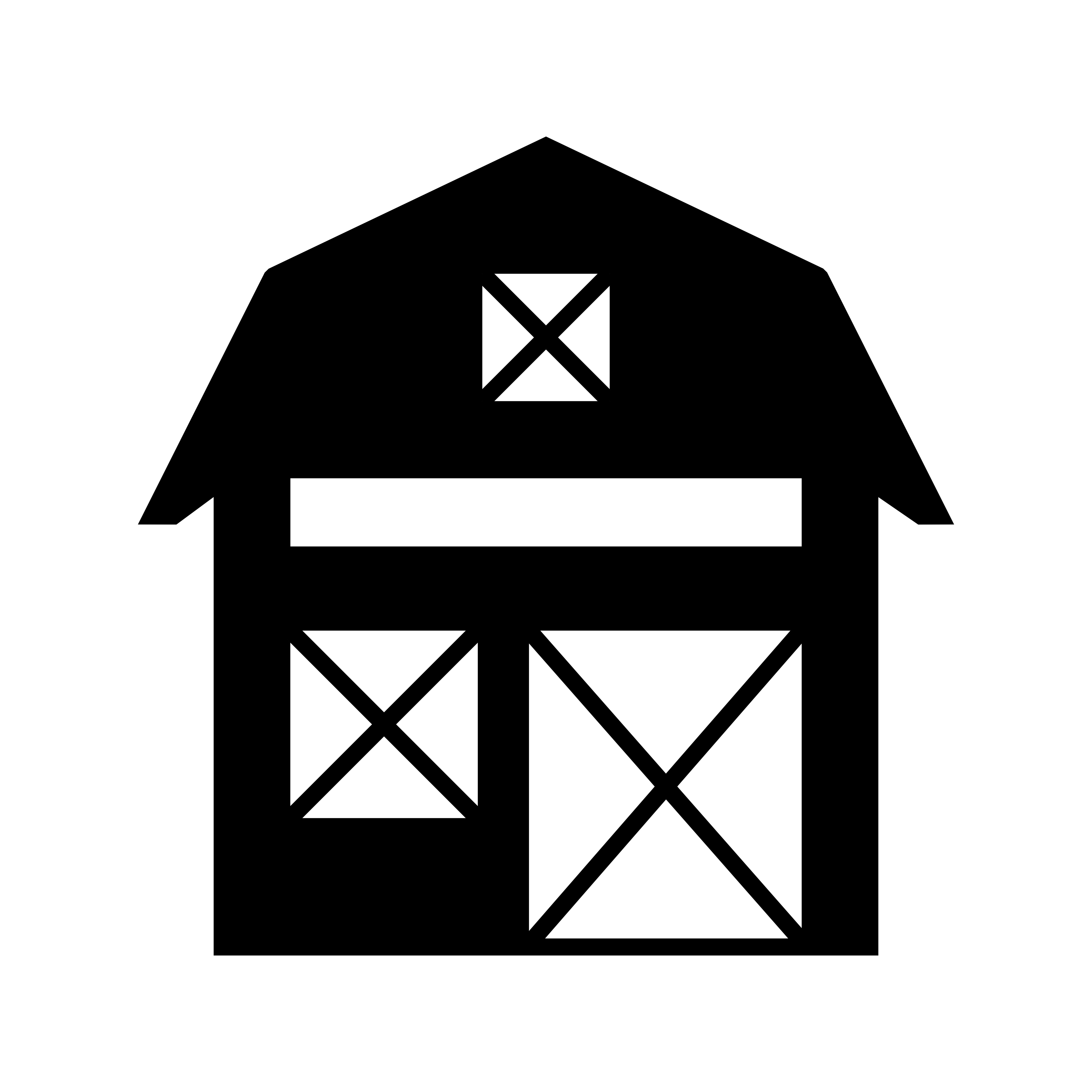 Barn Glyph Black Icon 512375 Vector Art at Vecteezy