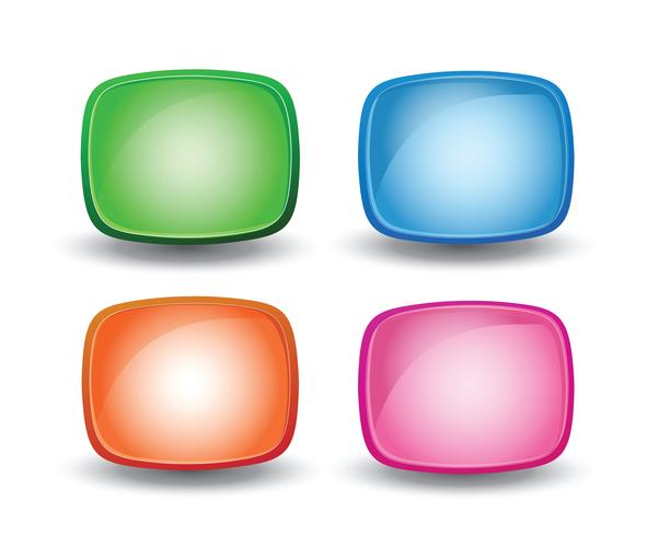 Iconos de colores vector