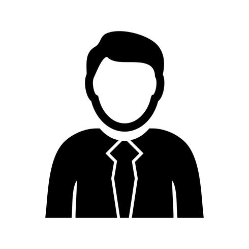 Investor Glyph Black Icon vector