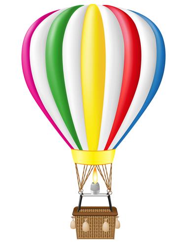 hot air balloon vector illustration