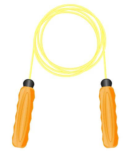 jump rope for fitness vector illustration