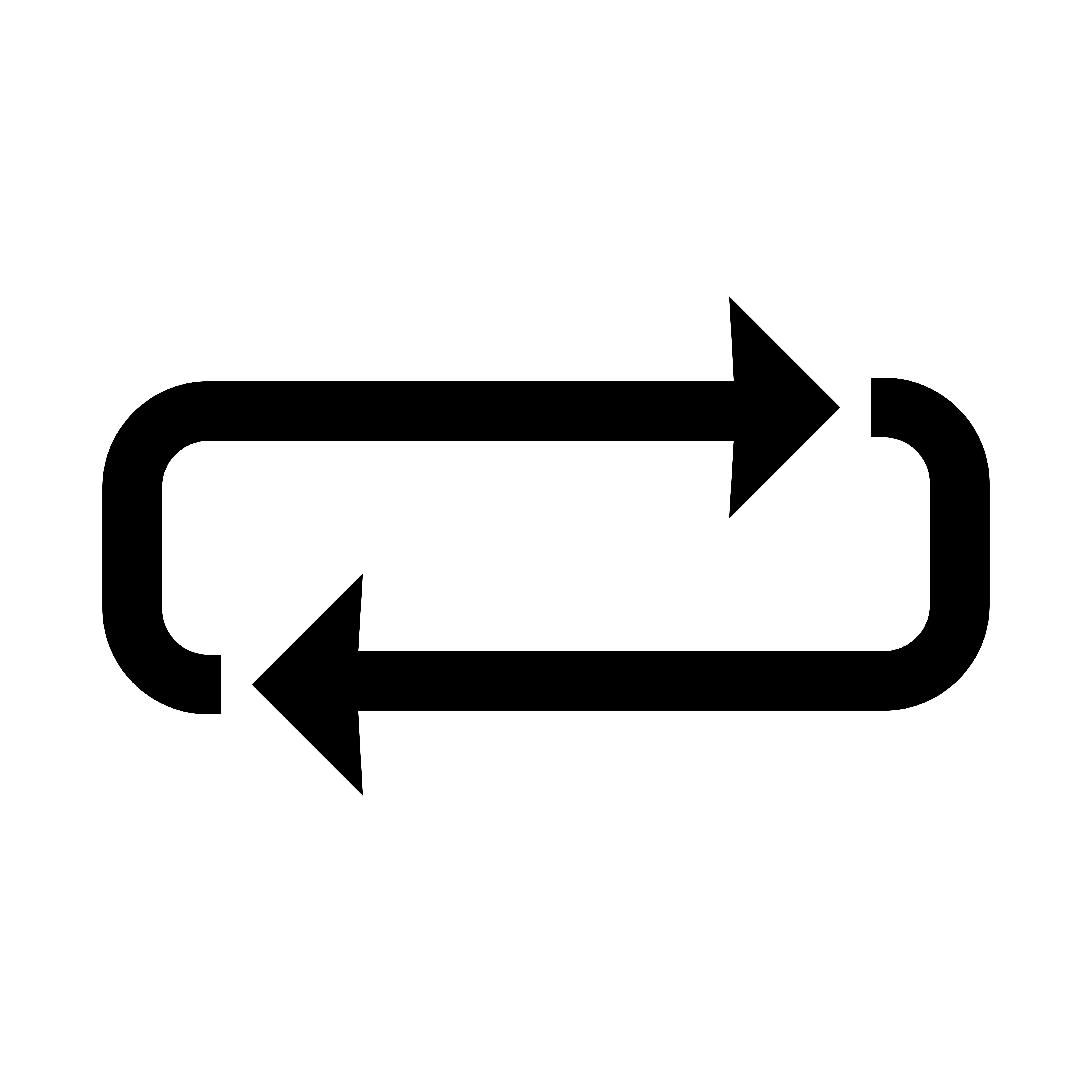 Loop Glyph Black Icon - Download Free Vectors, Clipart Graphics