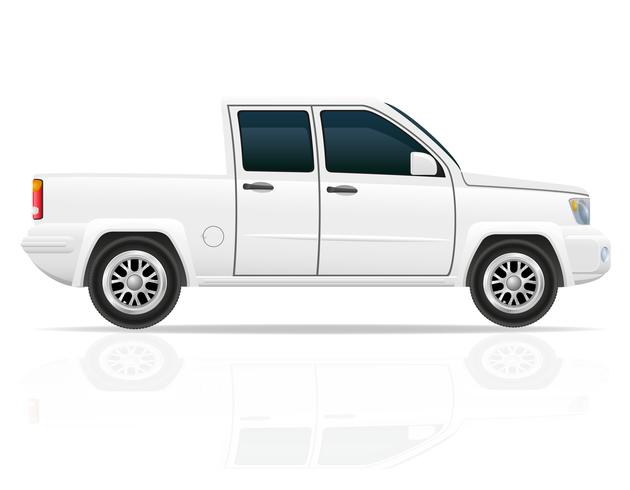 car pick-up vector illustration