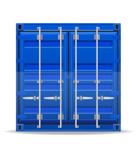 cargo container vector illustration