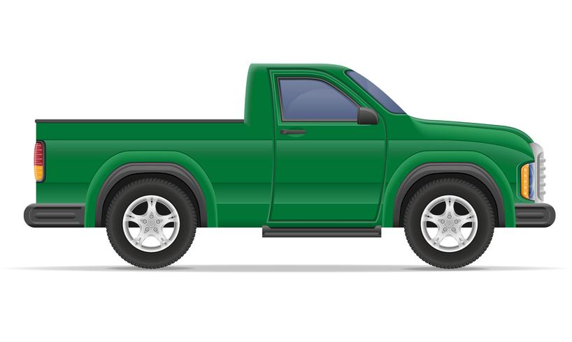 car pickup vector illustration