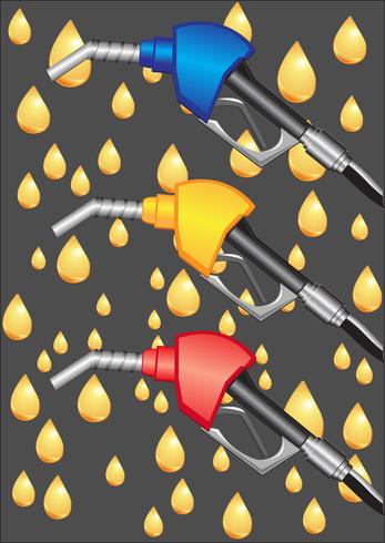 gas pump nozzle vector