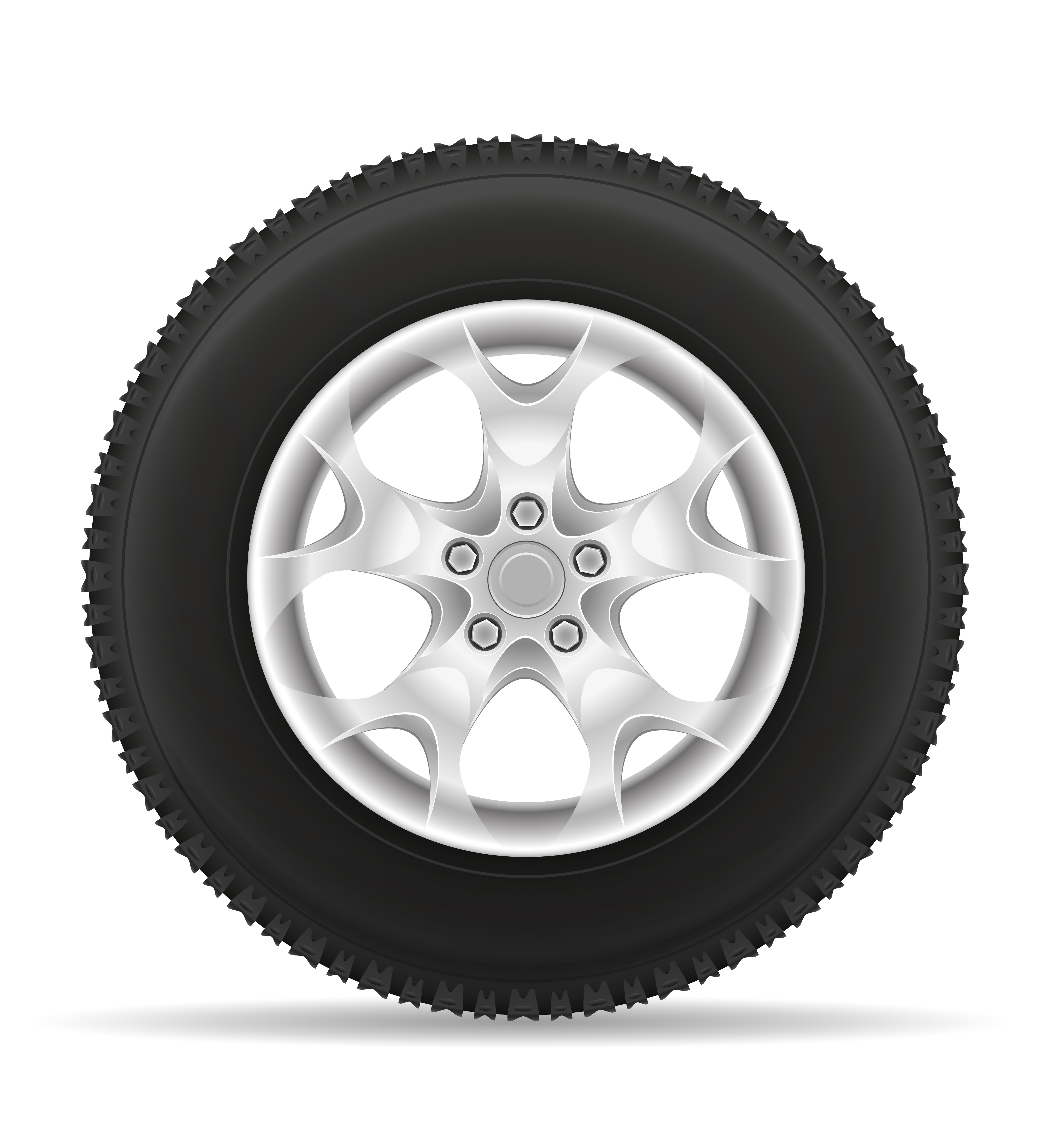 car wheel tire from the disk vector illustration 513508 Vector Art at