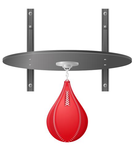 punching bag for boxing vector illustration