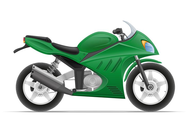 ilustración vectorial de motocicleta vector