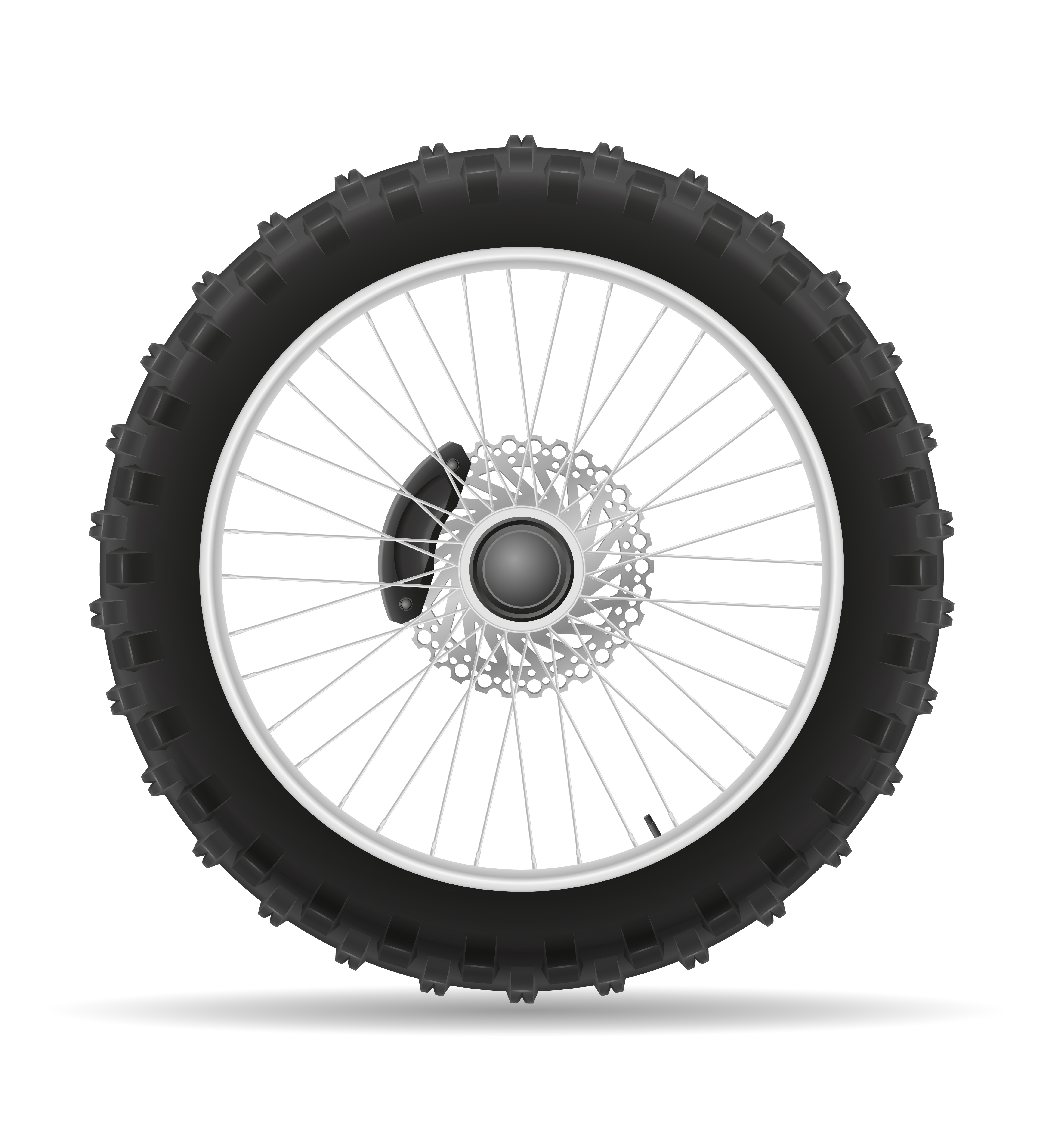 motorcycle wheel tire from the disk vector illustration 513984 Vector