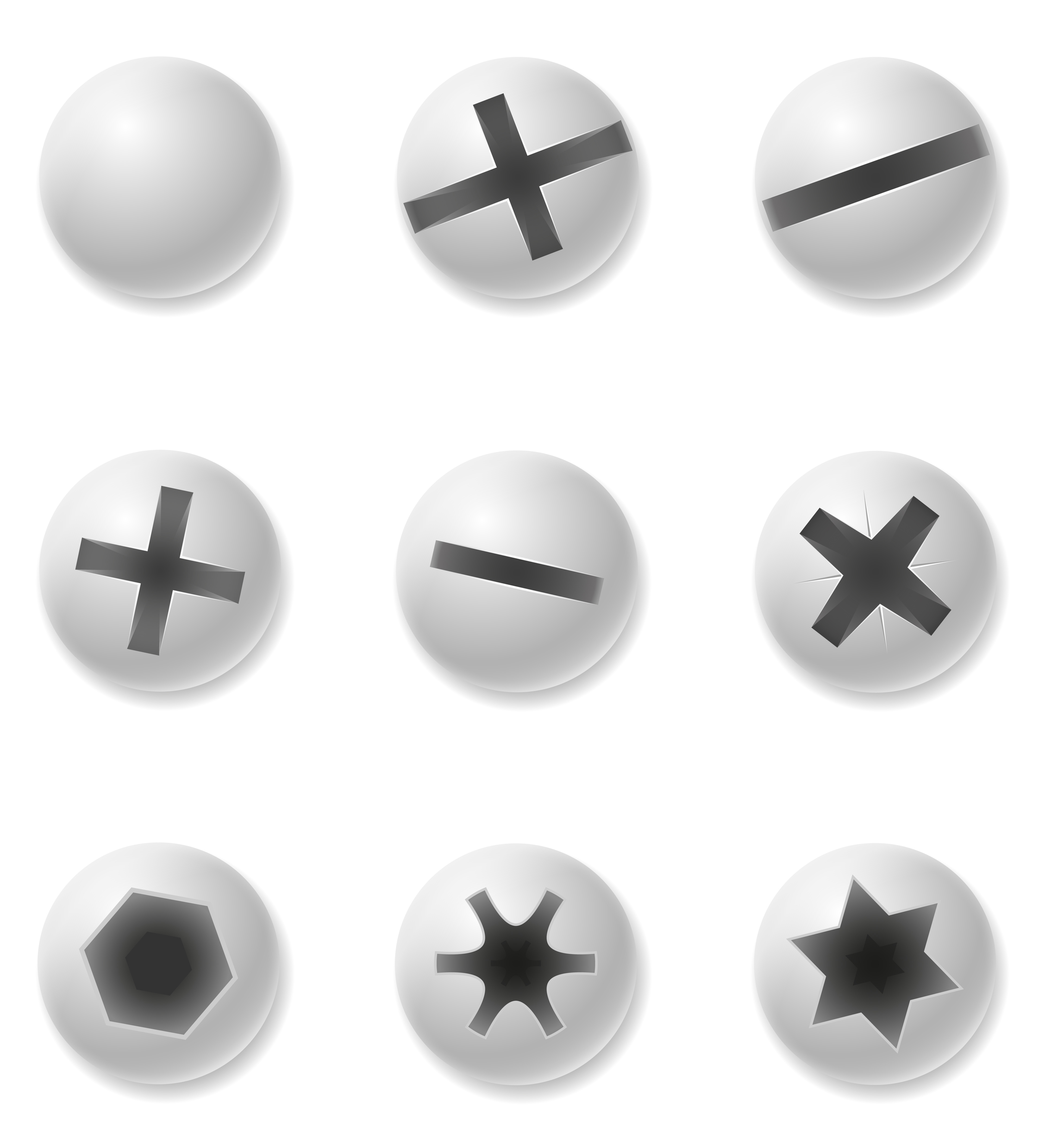 screws bolts and rivet vector illustration 514119 Vector Art at Vecteezy