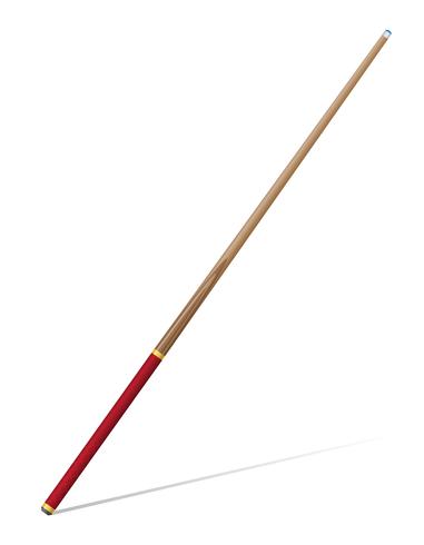 billiards cue vector illustration