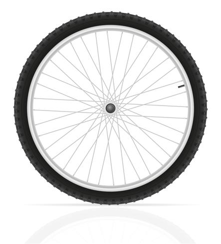 bicycle wheel vector illustration