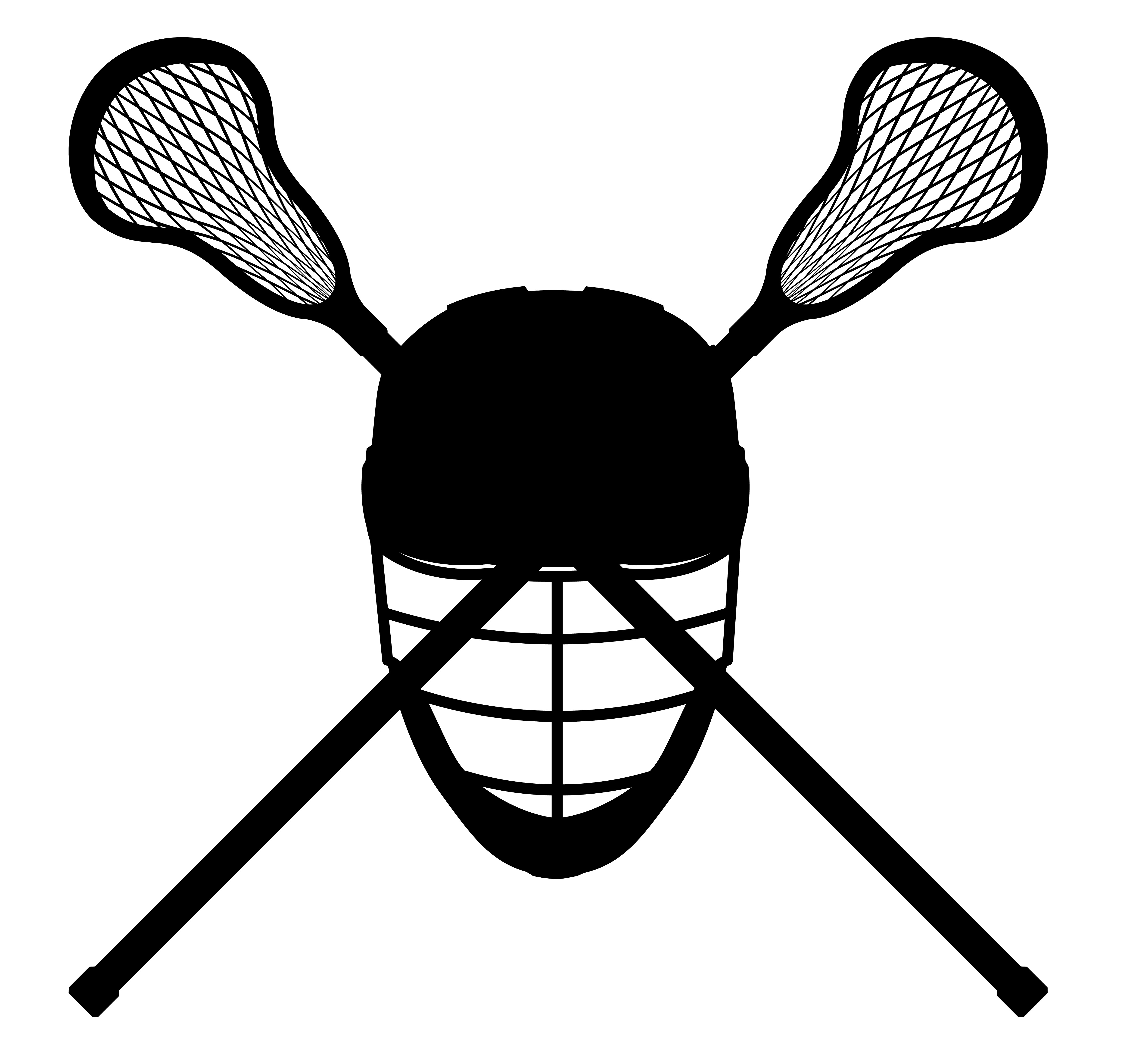 lacrosse equipment black outline silhouette vector illustration 514587