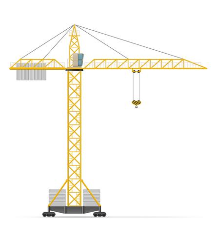 building crane vector illustration