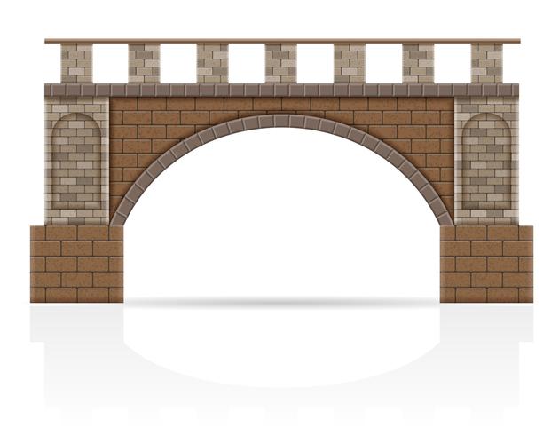 Puente de piedra stock ilustración vectorial vector