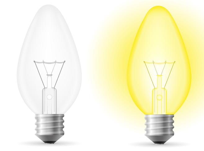 light bulb vector illustration