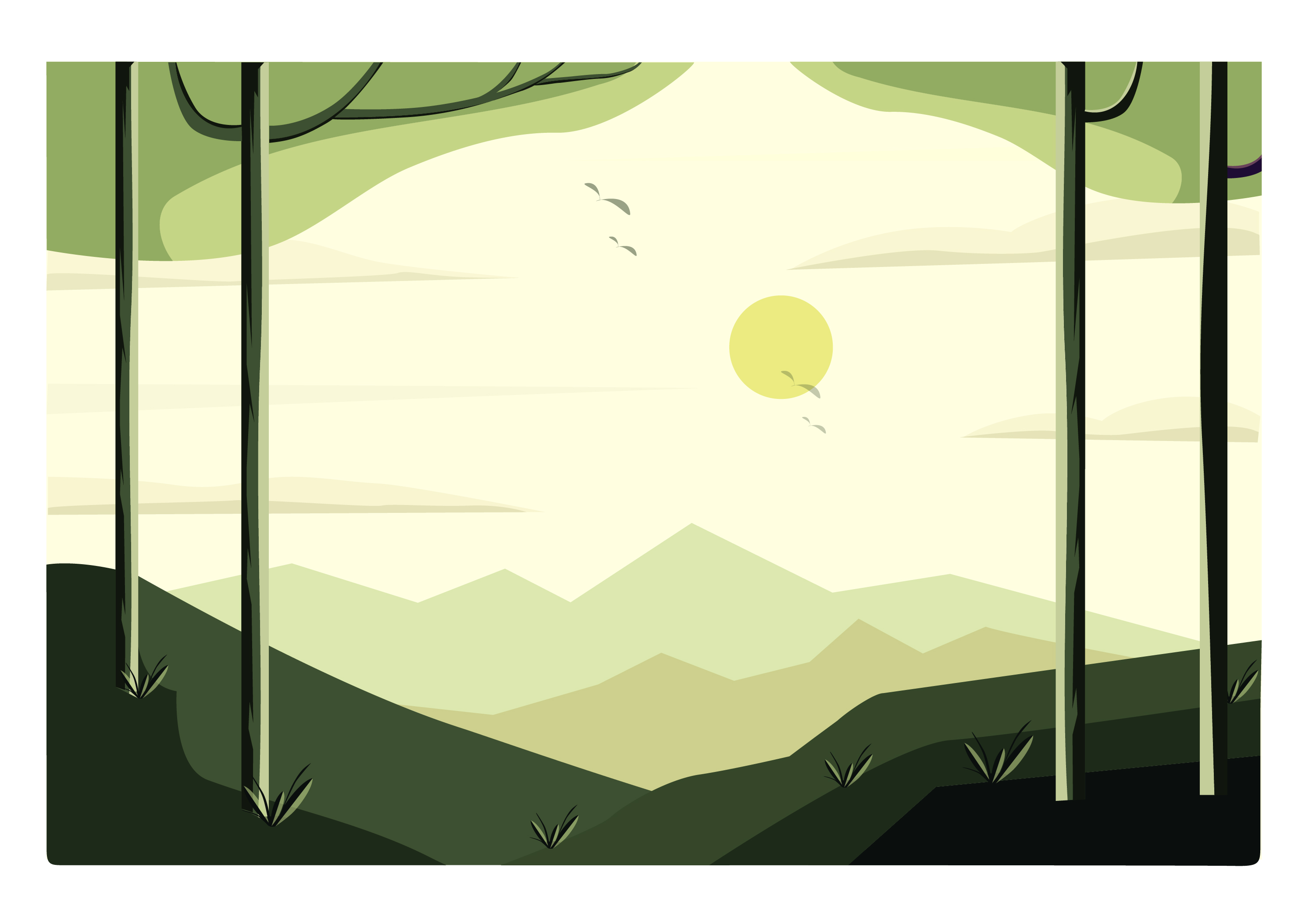 Vector Landscape Illustration 515227 Vector Art At Vecteezy Vector Landscape Illustration 515227 Vector Art At Vecteezy
