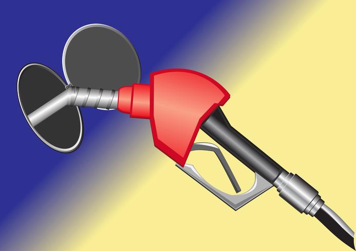 gas pump nozzle vector