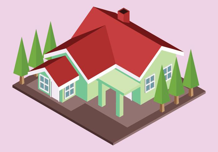 Isometric House Vector