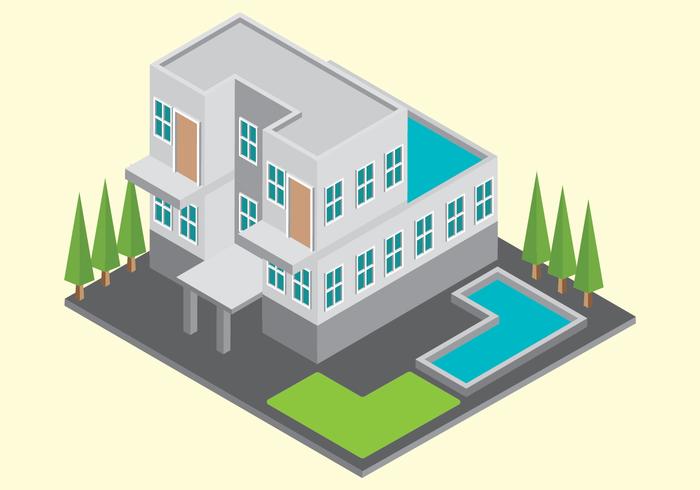 Isometric House Vector