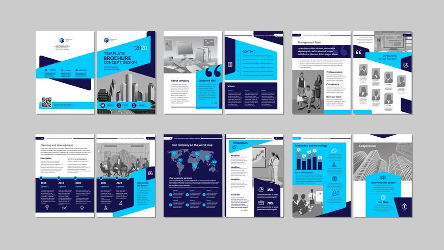 Brochure creative design. vector