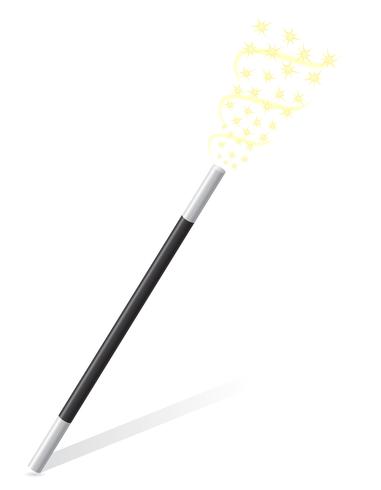 magic wand vector illustration