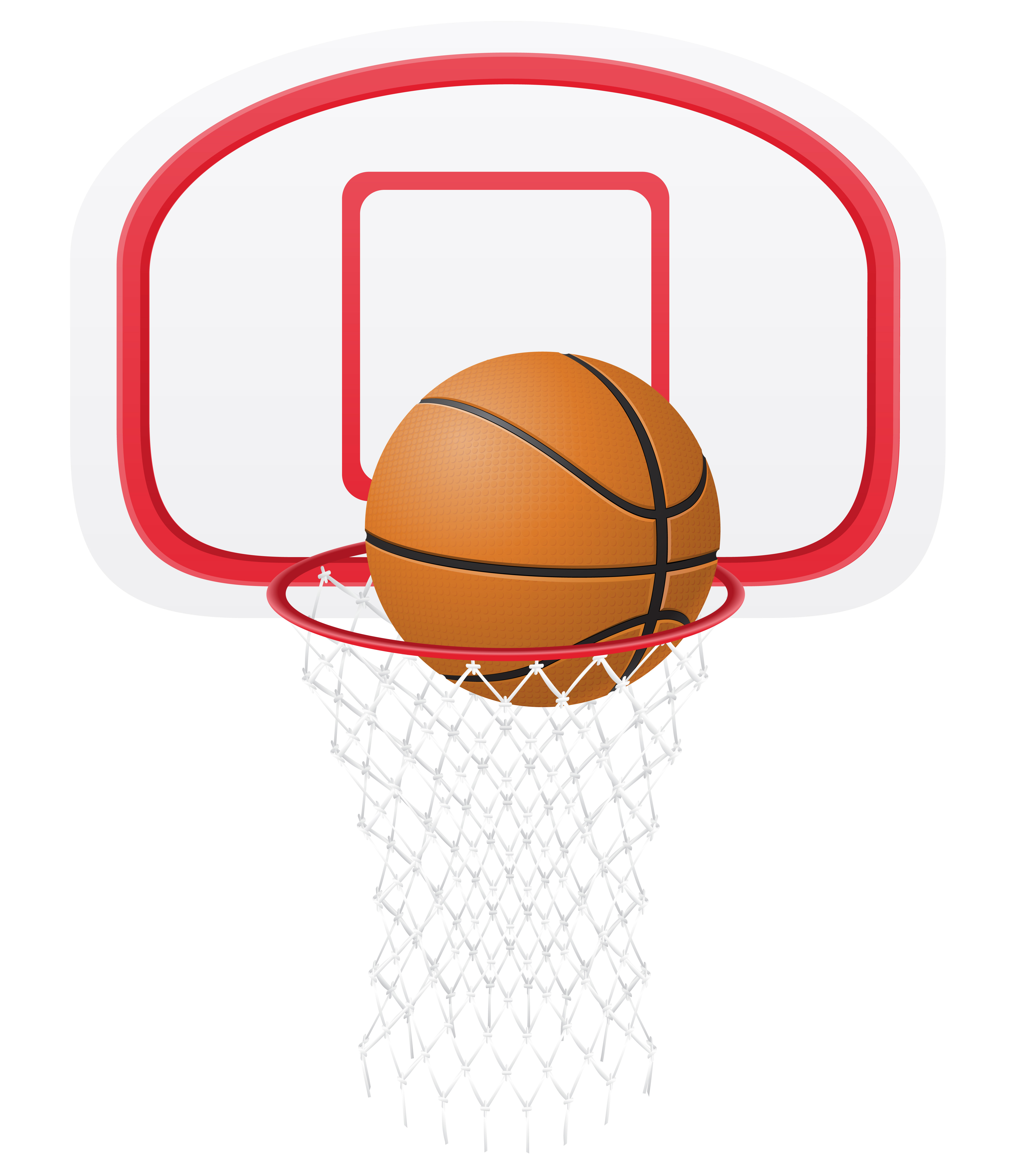 basketball basket and ball vector illustration 515633 Vector Art