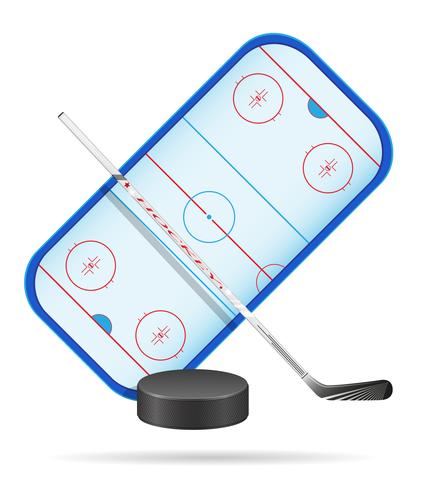 hockey stadium vector illustration