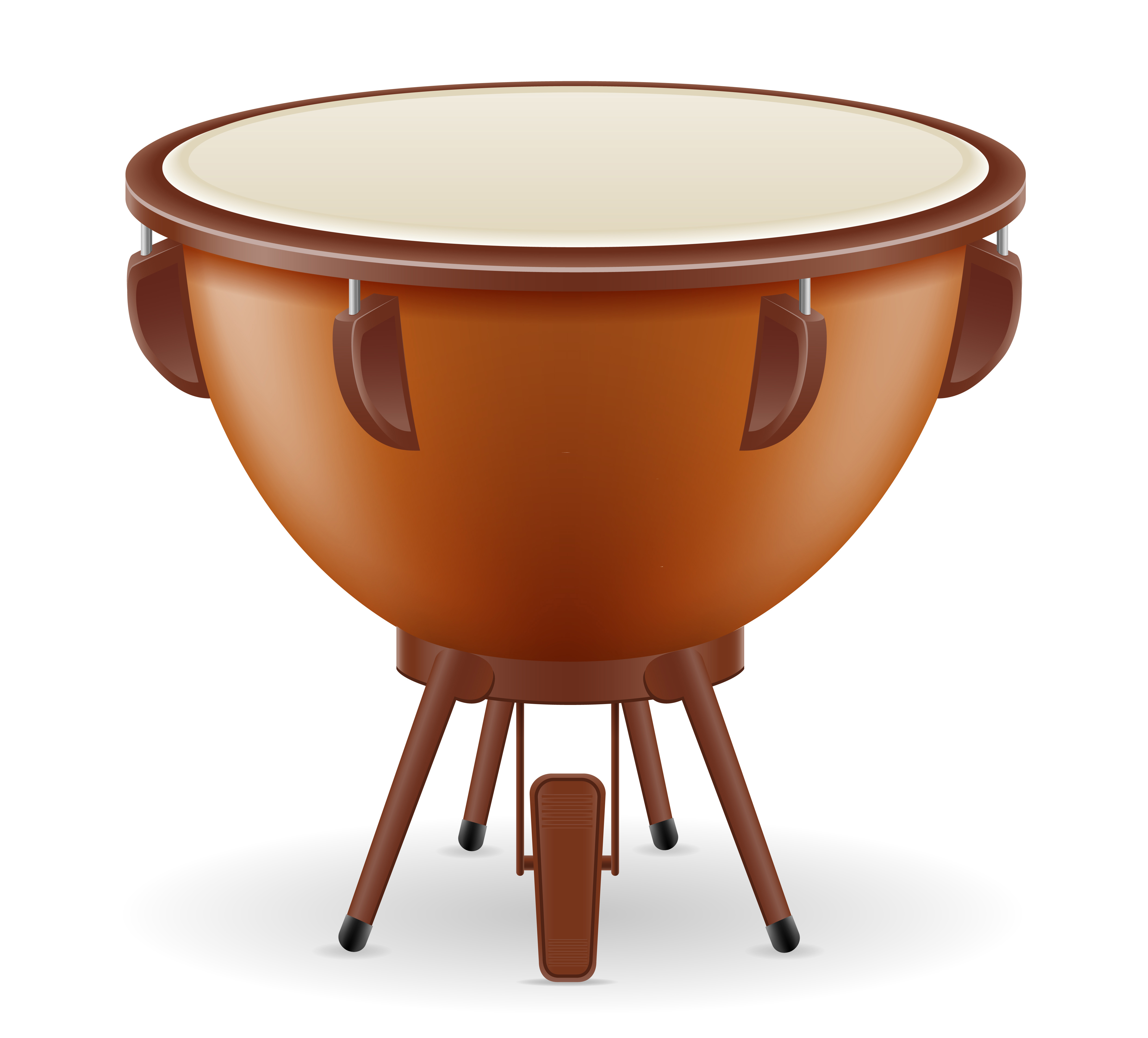 timpani drum musical instruments stock vector illustration 515782