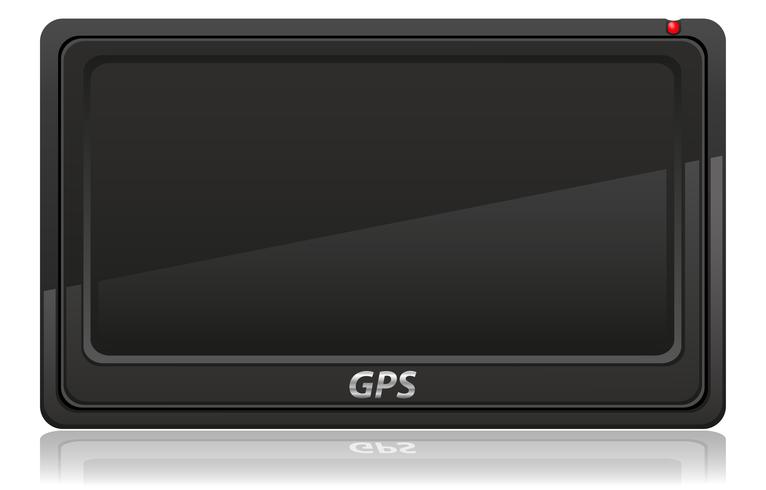 gps navigator vector illustration