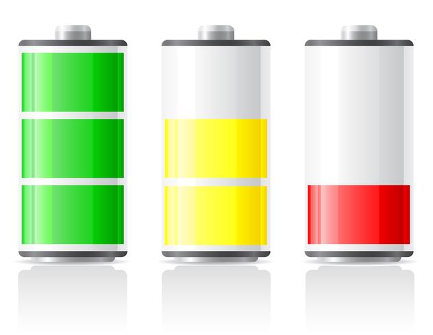 icons charge battery vector illustration